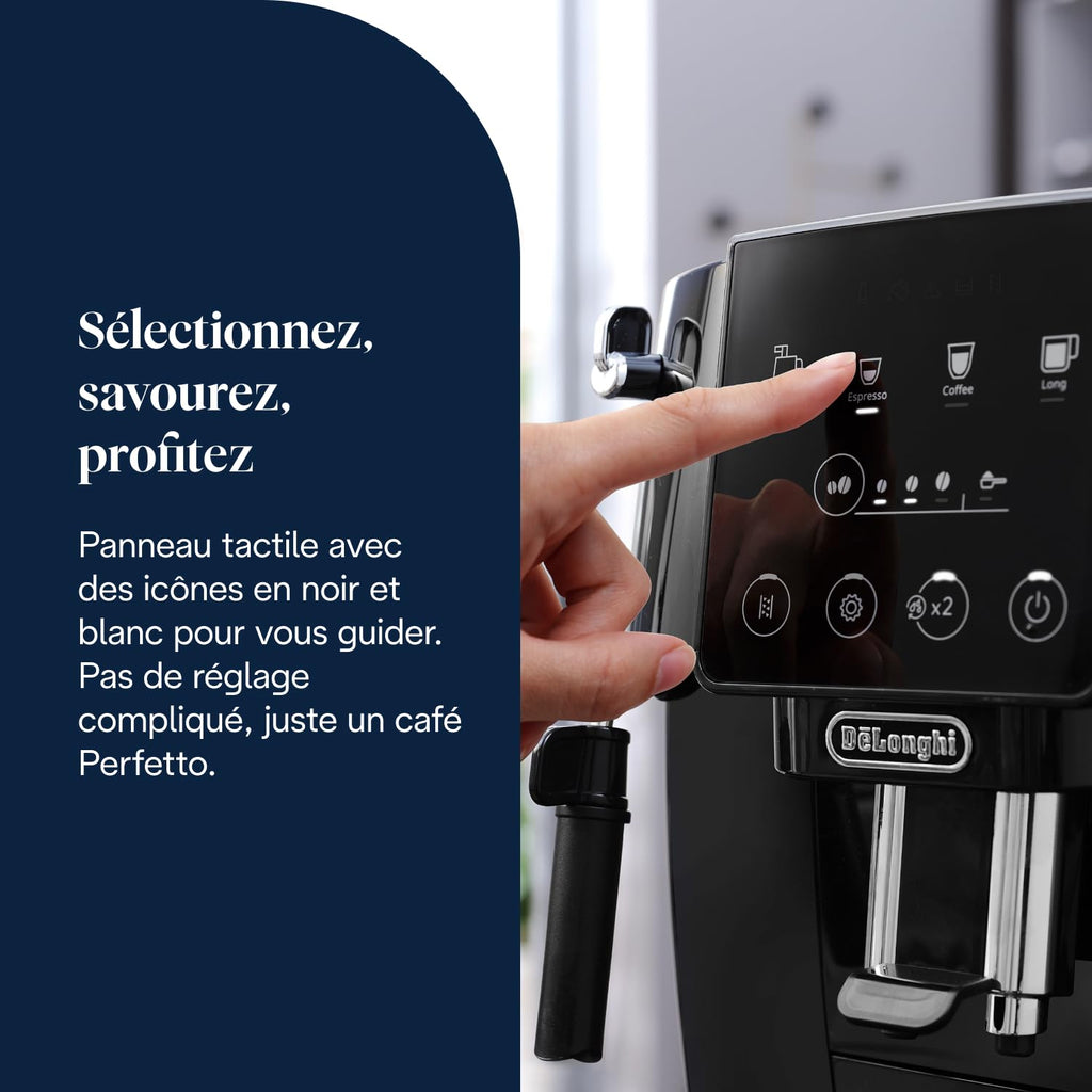 Magnifica Start - Perfetto Machine à Café Automatique avec Mousseur à Lait Manuel – Fravory