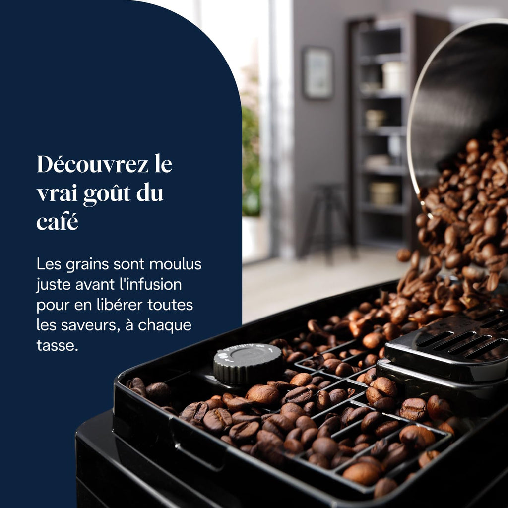 Magnifica Start - Perfetto Machine à Café Automatique avec Mousseur à Lait Manuel – Fravory