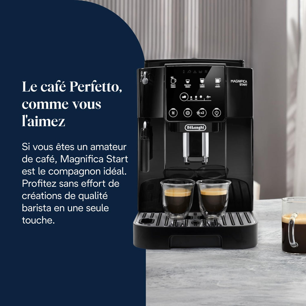 Magnifica Start - Perfetto Machine à Café Automatique avec Mousseur à Lait Manuel – Fravory