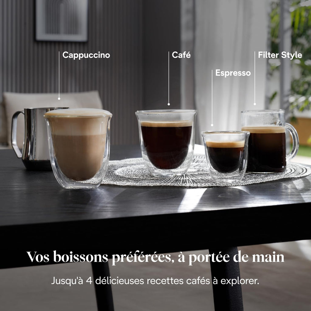 Magnifica Start - Perfetto Machine à Café Automatique avec Mousseur à Lait Manuel – Fravory